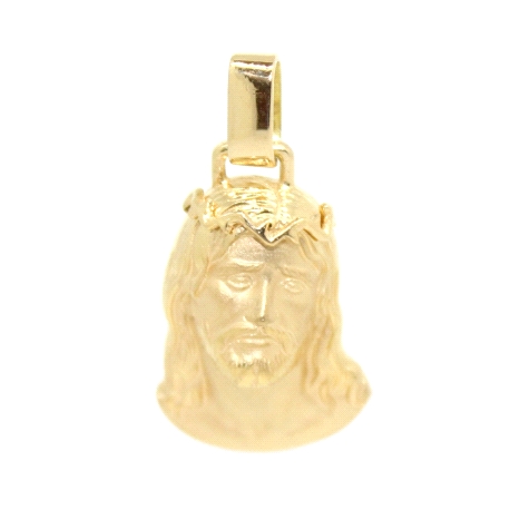 COLGANTE CABEZA DE CRISTO EN ORO 18K