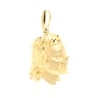 COLGANTE CABEZA DE CRISTO EN ORO 18K