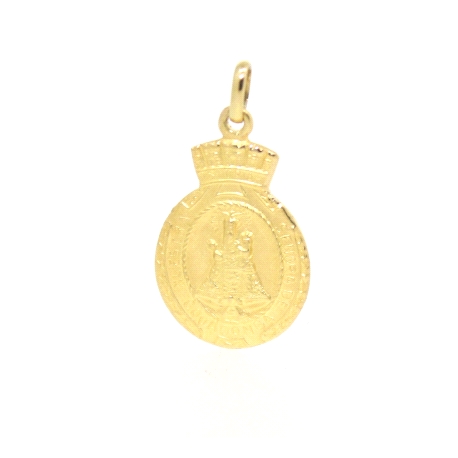 COLGANTE VIRGEN DE COVADONGA EN ORO 18K