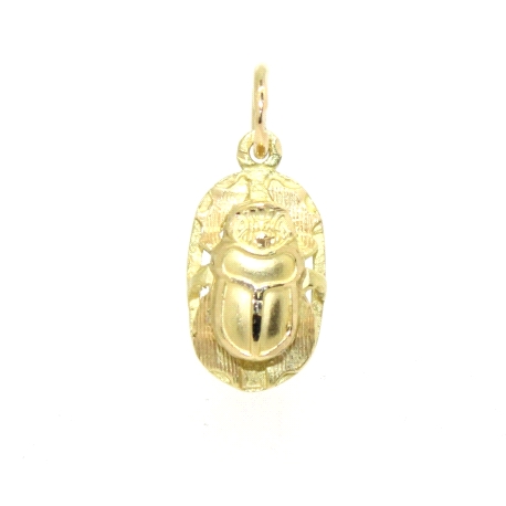 COLGANTE ESCARABAJO EN ORO 18K