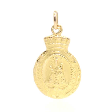 COLGANTE VIRGEN DE COVADONGA EN ORO 18K