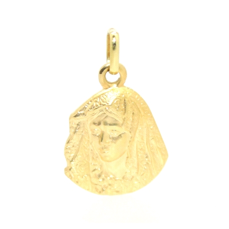 COLGANTE VIRGEN EN ORO 18K