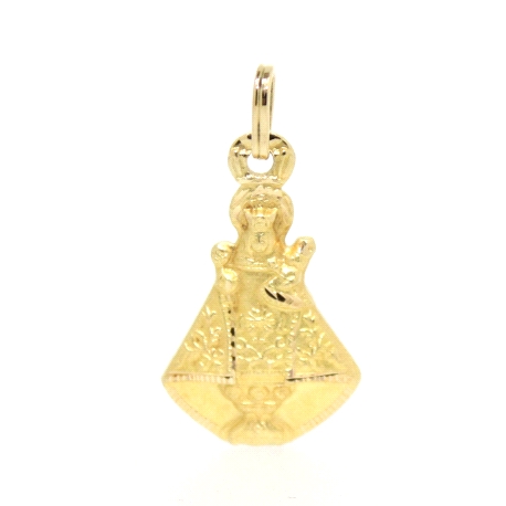 COLGANTE VIRGEN DE COVADONGA EN ORO 18K