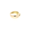 CONJUNTO DE PENDIENTES Y ANILLO EN ORO 18K CON TOPACIOS Y BRILLANTES