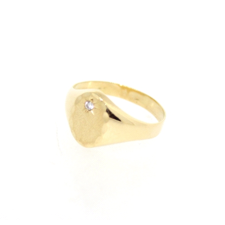 SELLO EN ORO 18K CON CIRCONITA