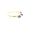 ANILLO EN ORO 18K CON PERLAS SINTETICAS