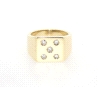 SELLO EN ORO 18K CON 0.25 CT EN DIAMANTES