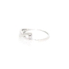 SOLITARIO EN ORO BLANCO 18K CON BRILLANTE DE 0.03 CT