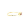 ANILLO EN ORO 18K CON BRILLANTE DE 0.03 CT Y RUBIES