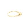 SOLITARIO EN ORO 18K CON BRILLANTE DE 0.12 CT