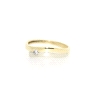 ANILLO EN DOS OROS 18K CON BRILLANTE DE 0.05 CT