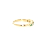 ANILLO EN ORO 18K CON 0.18 CT EN BRILLANTES Y ESMERALDAS