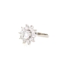 SORTIJA ROSETA EN ORO BLANCO 18K CON 2.90 CT EN BRILLANTES