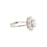 SORTIJA ROSETA EN ORO BLANCO 18K CON 2.90 CT EN BRILLANTES