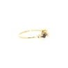 ANILLO EN ORO 18K CON 0.12 CT EN BRILLANTES Y ZAFIROS