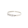 ANILLO EN ORO BLANCO 18K CON 0.15 CT EN BRILLANTES