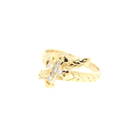 ANILLO EN ORO 18K CON 0.08 CT EN DIAMANTES