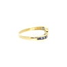 ANILLO EN ORO 18K CON DIAMANTES Y ZAFIROS