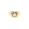 ANILLO EN ORO 18K CON 0.12 CT EN BRILLANTES Y ZAFIROS