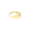 ANILLO EN ORO 18K CON 0.12 CT EN BRILLANTES Y ZAFIROS