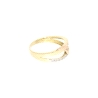 ANILLO  LOVE EN ORO 18K CON 0.10 CT EN BRILLANTES