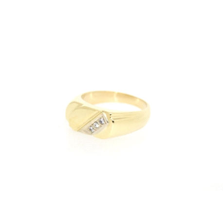 ANILLO EN ORO 18K CON 0.06 CT EN BRILLANTES