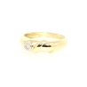 SOLITARIO EN ORO 18K CON BRILLANTE DE 0.03 CT