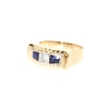 TRESILLO EN ORO 18K CON BRILLANTE DE 0.18 CT