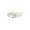 SORTIJA VINTAGE EN ORO 18K CON 0.15 CT EN DIAMANTES