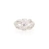 SORTIJA VINTAGE EN ORO BLANCO 18K CON 0.70 CT EN DIAMANTES