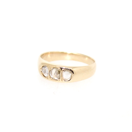 TRESILLO VINTAGE EN ORO 18K CON 0.35 CT EN DIAMANTES