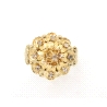 SORTIJA VINTAGE EN ORO 18K CON 0.10 CT EN DIAMANTES