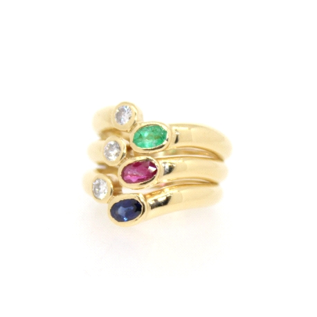 ANILLO EN ORO 18K CON 0.30 CT EN BRILLANTES