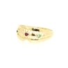 ANILLO EN ORO 18K CON ZAFIRO, RUBI Y ESMERALDA