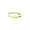 ANILLO EN ORO 18K CON ESMERALDAS