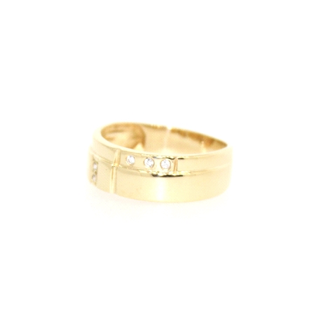 ANILLO EN ORO 18K CON CIRCONITAS