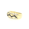 ANILLO EN ORO 18K CON ZAFIRO Y CIRCONITAS