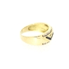 ANILLO EN ORO 18K CON ZAFIRO Y CIRCONITAS