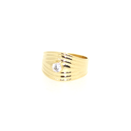 ANILLO EN ORO 18K CON CIRCONITA