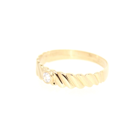 ANILLO EN ORO 18K CON CIRCONITA