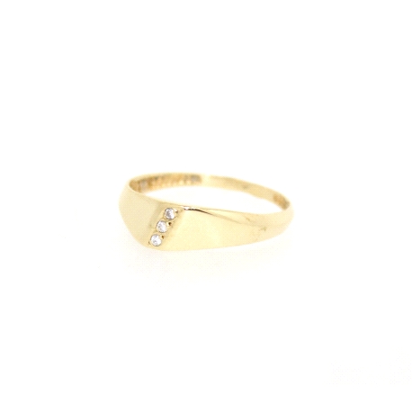 ANILLO EN ORO 18K CON CIRCONITA