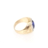 ANILLO EN ORO 18K CON ZAFIRO Y CIRCONITAS