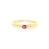 ANILLO EN ORO 18K CON RUBI