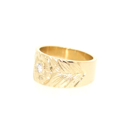 ANILLO EN ORO 18K CON  CIRCONITA