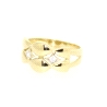 ANILLO EN ORO 18K CON CIRCONITAS