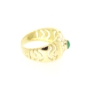 ANILLO EN ORO 18K CON ESMERALDA Y CIRCONITAS