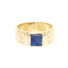 ANILLO EN ORO 18K CON LAPISLAZULI Y CIRCONITAS