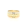 ANILLO EN TRES OROS 18K