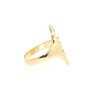 ANILLO GOYA EN ORO MATE Y BRILLO 18K