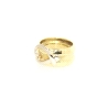 ANILLO CORAZON EN DOS OROS 18K